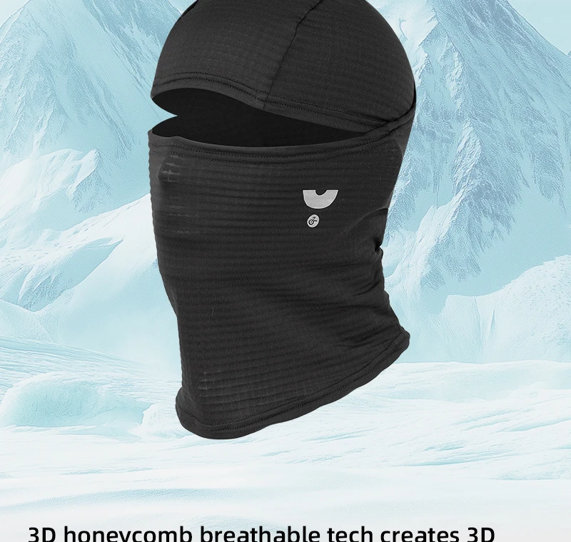 YKYWBIKE Winter Thermo Fleece Radfahren Maske Outdoor Sport Gesichtsmaske Reiten Kopfbedeckung Multi-szene Sturmhaube Atmungsaktive Fahrrad – Detail 4
