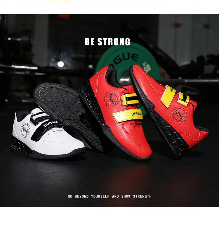 Description Picture 4 of itemNew Professional Men's High-quality Weightlifting Shoes Indoor Fitness Training Shoes Non Slip Squatting Weightlifting Shoes