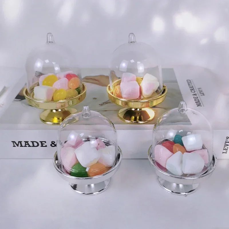 4/12pcs Clear Plastic Mini Candy and Cupcake Boxes with Lids, Elegant Wedding Gift Boxe... - SKU CCB01742 - UGI Packaging