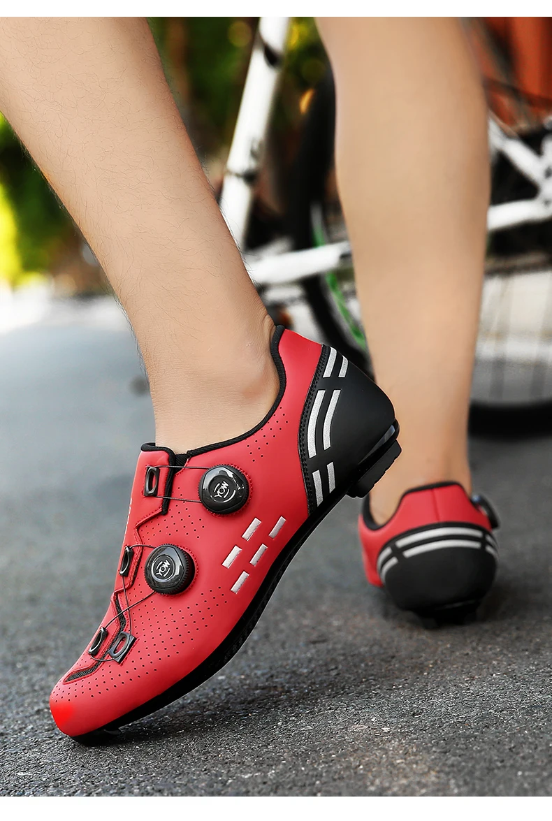Chaussures De Cyclisme Homme - Crampons Antidérapants - VTT/Route - Taille EU 48 - Respirantes