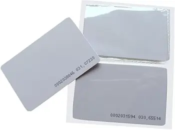 Proximity RFID Card 125KHZ EM4100 Read Only ID Smart Door Entry Access Control Plastic Card (Pack of 10) 1