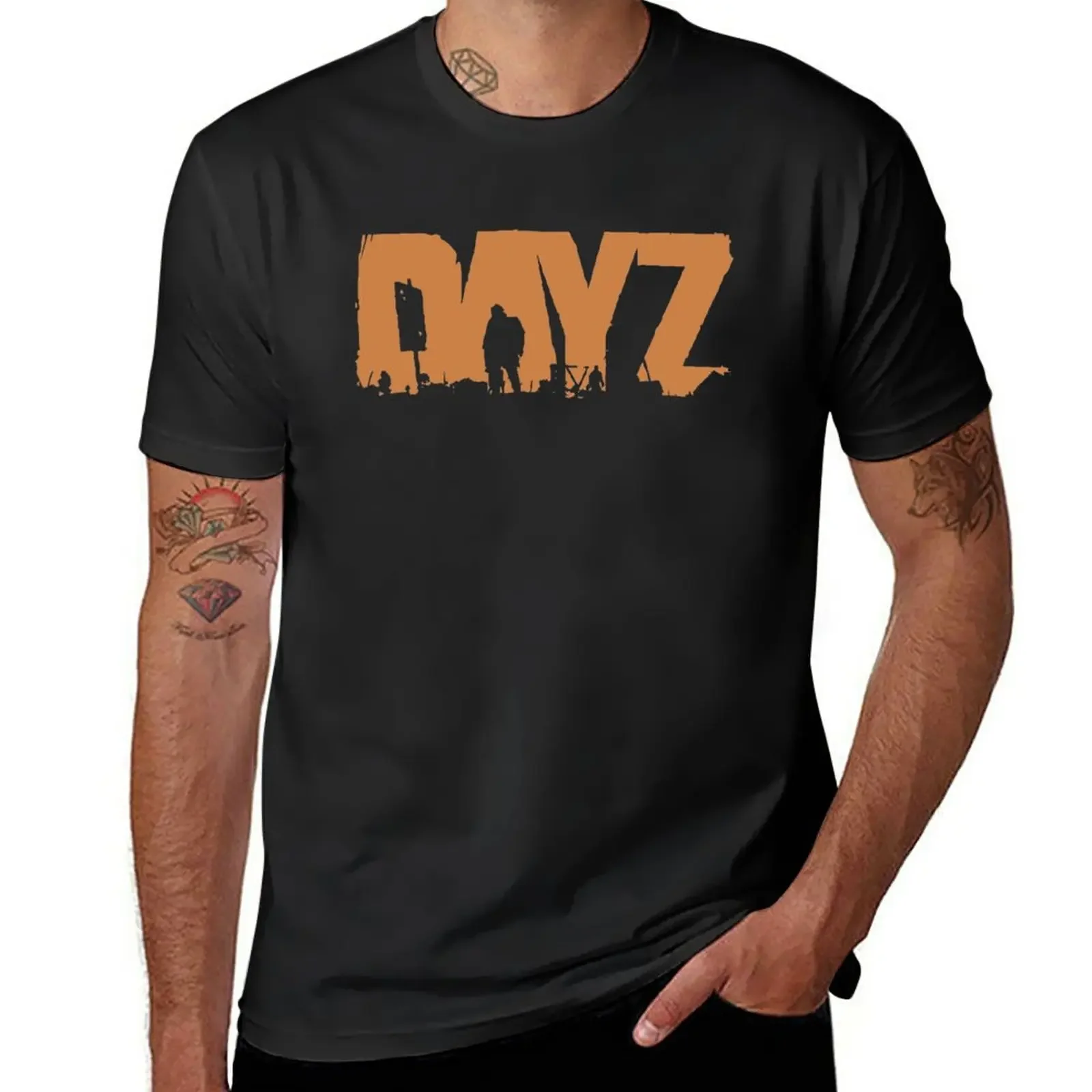 Logo Vibe - Dayz T-Shirt Sport Fans Oversize T-Shirt Oversize Da Uomo