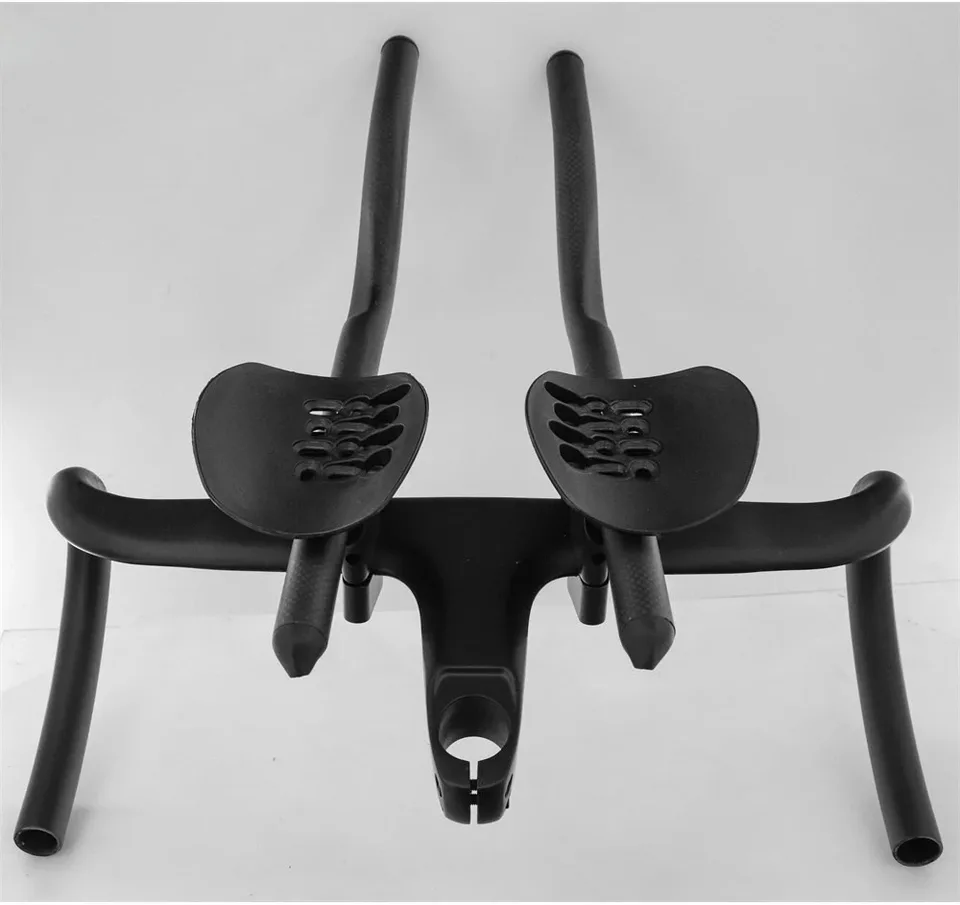 カーボンロードハンドルバー自転車レストバーTTハンドルバークリップ