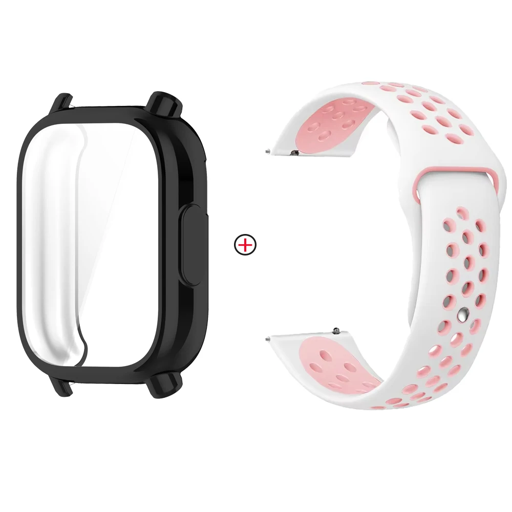Soft Silicone Strap with TPU Case and Screen Protector