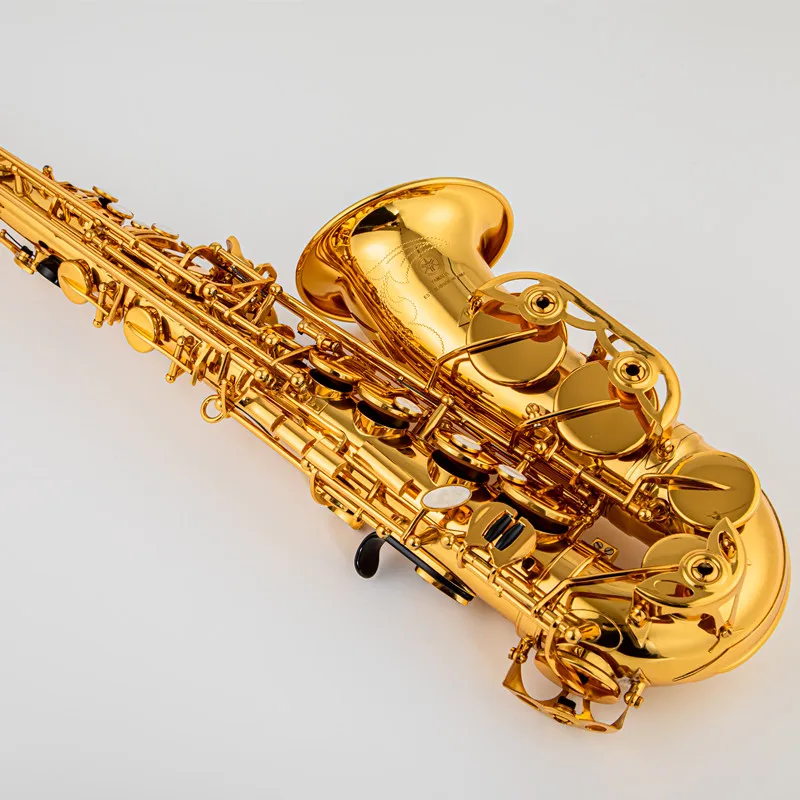 Made in Japan 380 Professional Alto Drop E Saxophone Gold Alto Saxophone with Band Mouth Piece Reed Aglet More Package mail