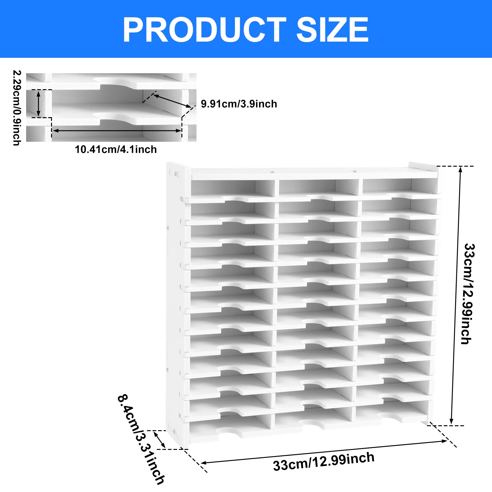 Ink Pad Holder 36 Slots for Diamond Painting Crafts
