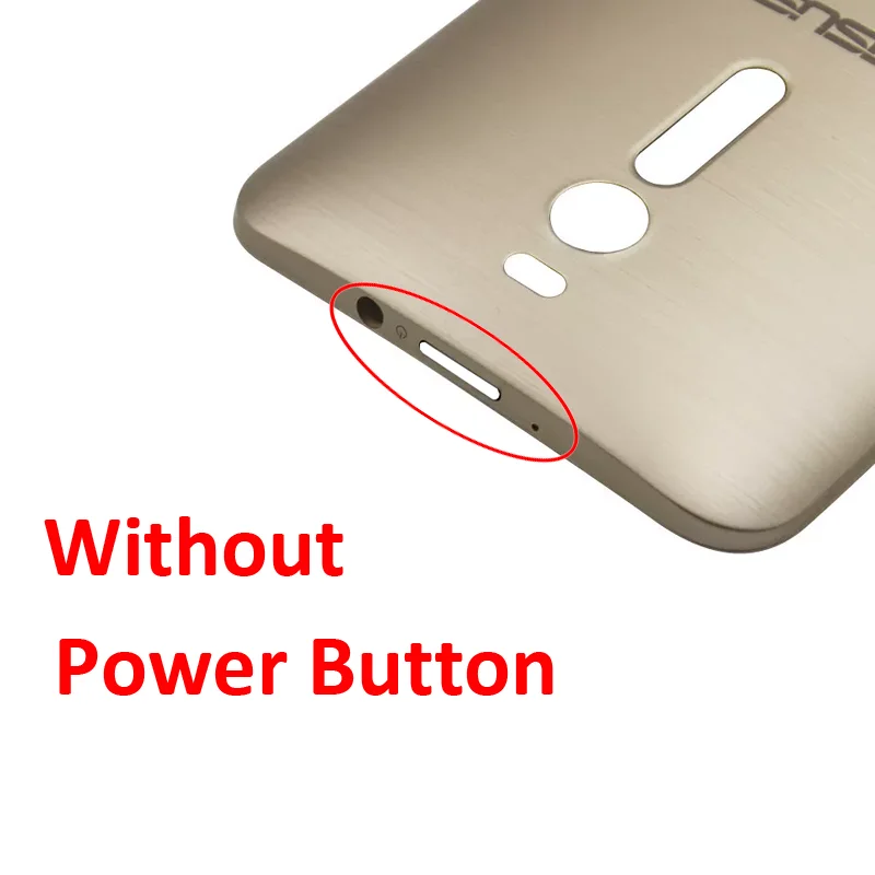 ASUS Zenfone 2 ZE551ML ZE550ML Z00A Z00AD Z00ADB 골드 배터리 커버 하우징 후면 도어 뚜껑 용 전화 케이스