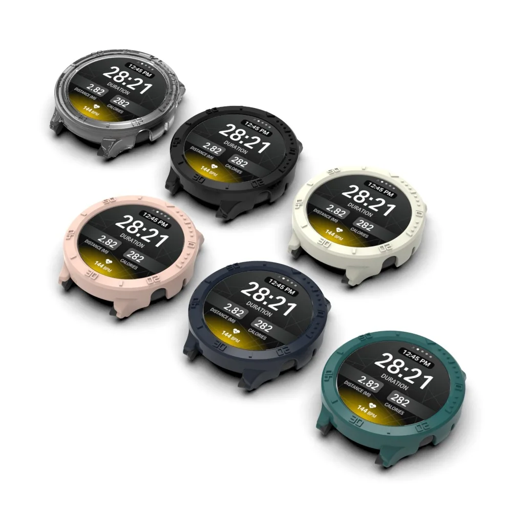 Durable Edge Shell Frame Protector for Samsung Galaxy Watch - Sleek Bezel Ring Case