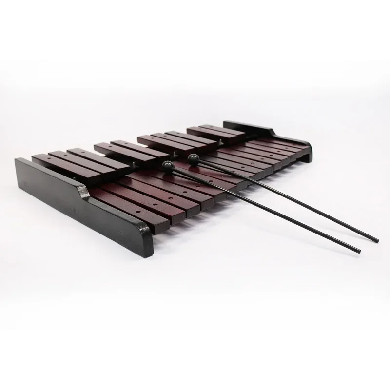 25 Tone Folding Xylophone Orff Percussion Musical Instrument Children Early Education Instrument Red Wood Xylophone