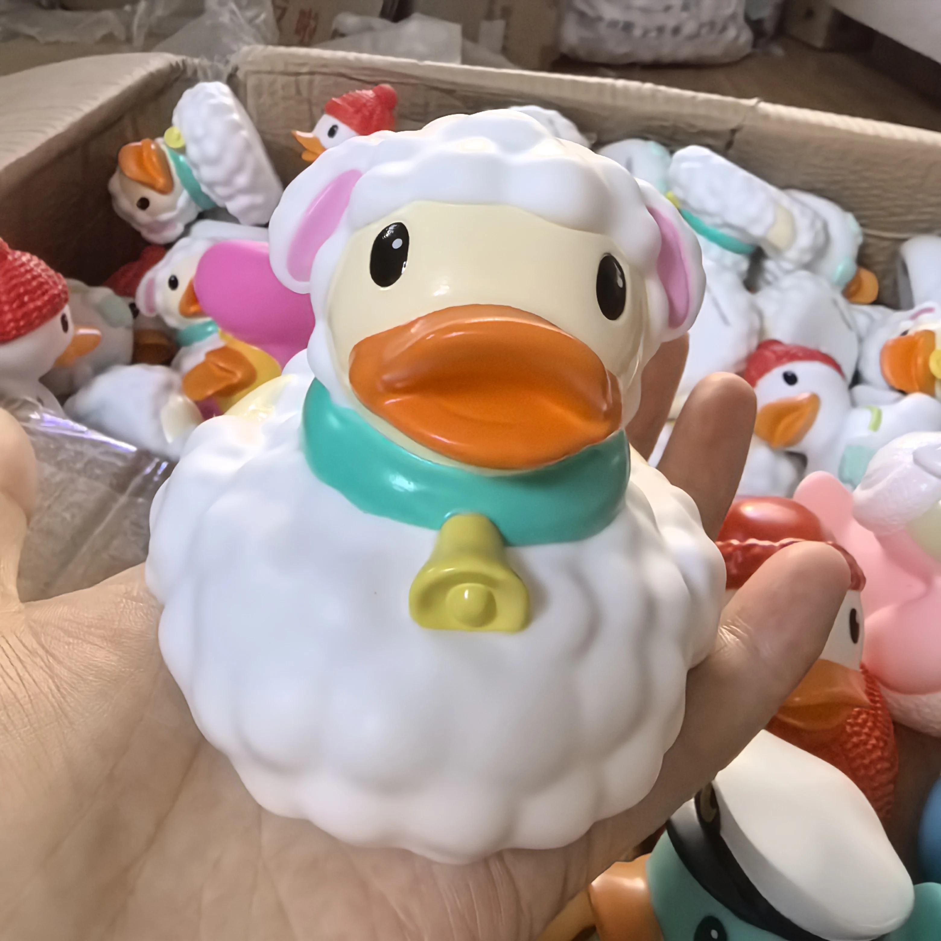 1pcs 8cm Original high quality Rubber Duck Assorted Duck Bath Toys Kids Shower Toy Gifts Baby Birthday Party Gifts Decorations 6