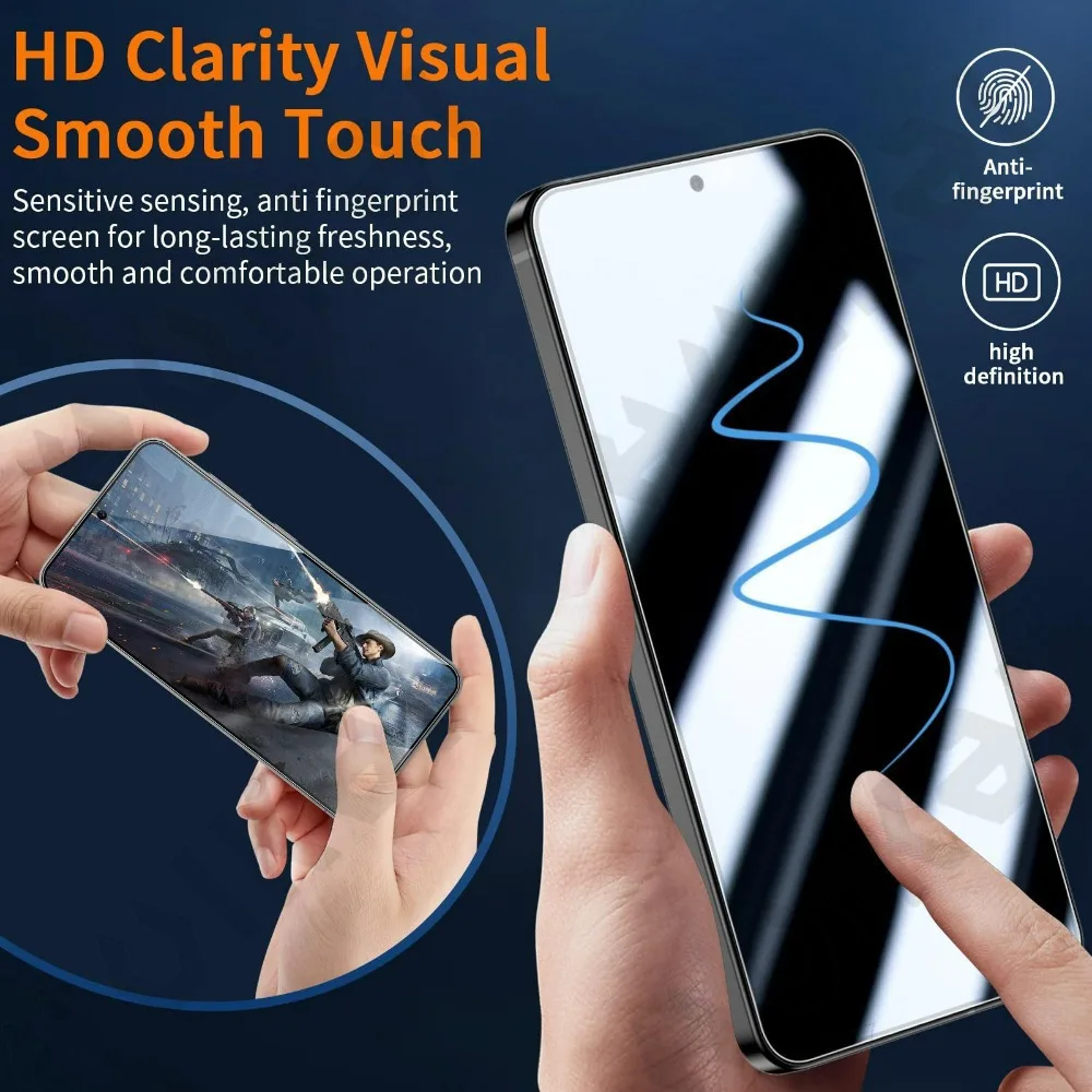 Two-Pack Easy-Install HD Tempered Glass Screen Protector