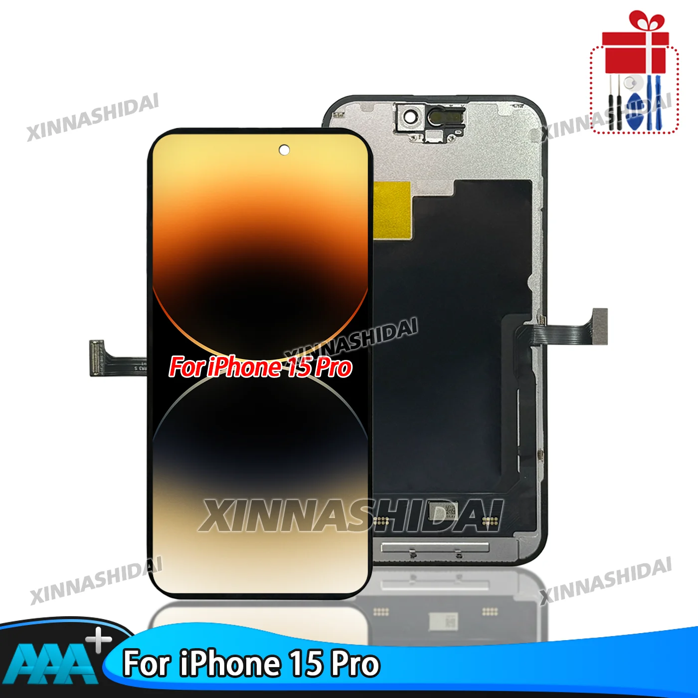 아이폰 15 프로 LCD A2848 A3101용 AAAAA INCELL LCD 터치 스크린 디지타이저 어셈블리 교체 부품 아이폰 15 프로 LCD 디스플레이용