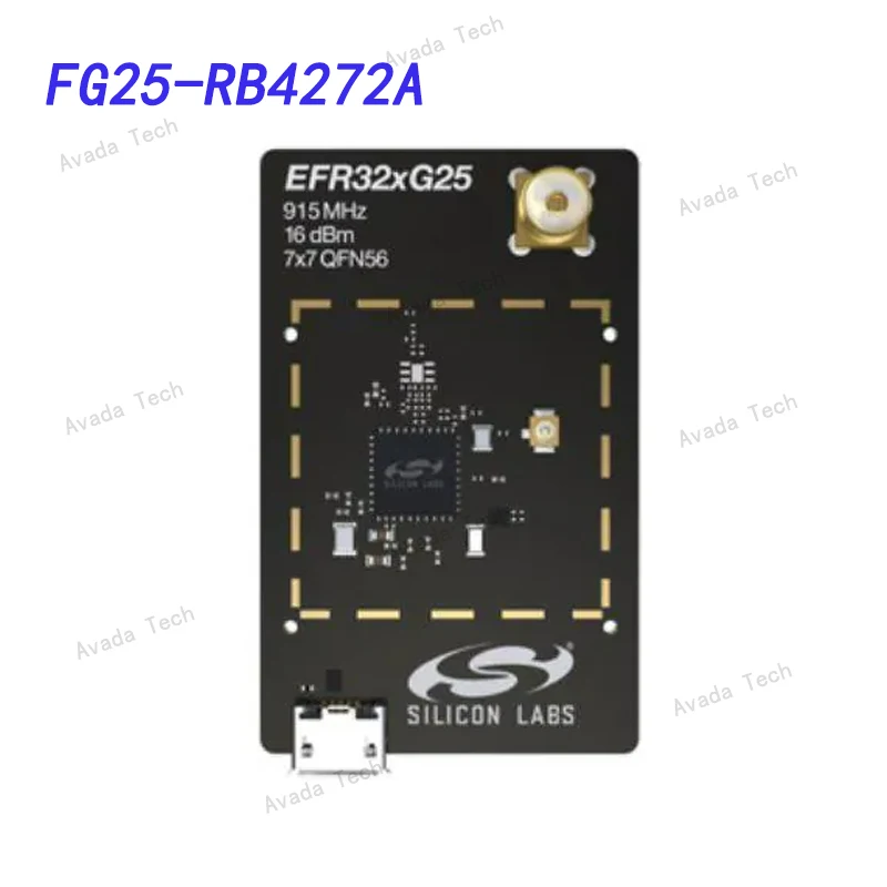 

Avada Tech FG25-RB4272A RF Development Tool EFR32FG25 470 MHz+16 dBm Radio Board
