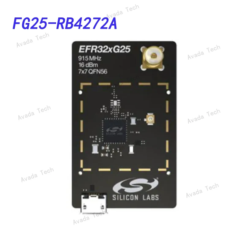 

Avada Tech FG25-RB4272A инструмент для разработки радиочастоты EFR32FG25 470 МГц + 16 дБм