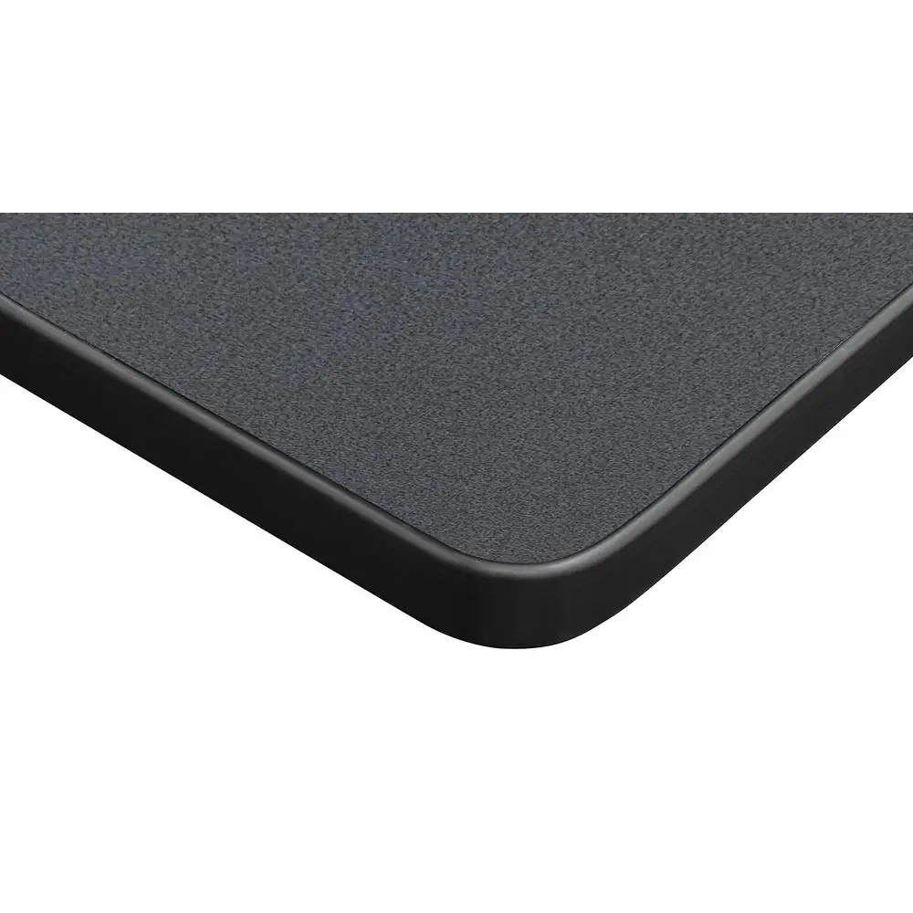 Versatile Café Training Table 60x24 Inch Laminate Top Scratch Stain Resistant Adjustable Height Steel Base Rounded Corners 6
