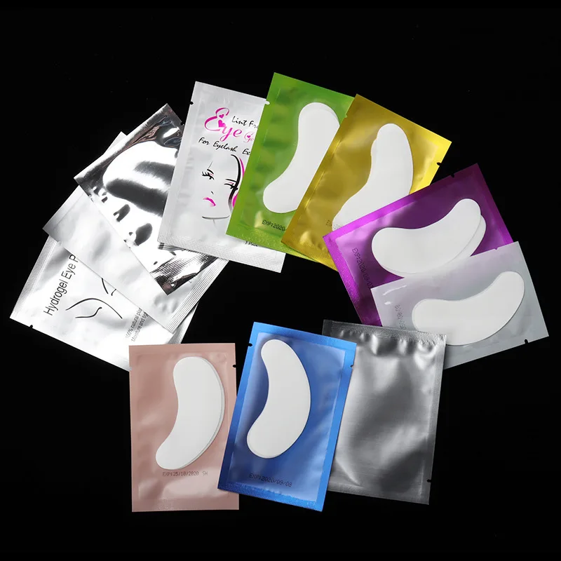 Eye Patches MJ 50Pairs Hydrating Eye Tip Stickers Wraps Eye Care Pad New Paper Patches Under Pads Lash Under Gel Patches