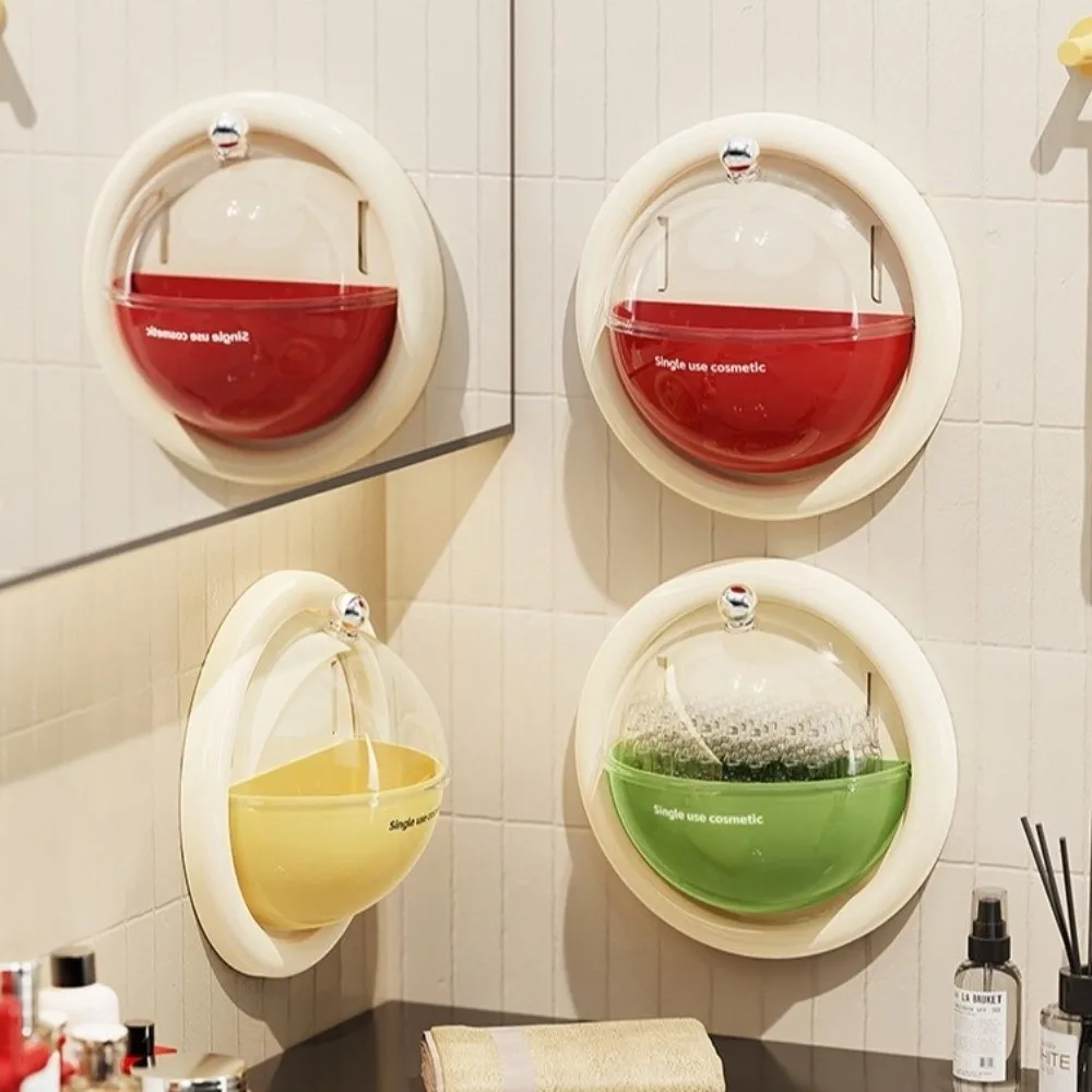 Rotating Flip Cover Single-use Essence Storage Box Dopamine Hemispherical Dust-Proof Box Plastic Compartment High-Capacity Box