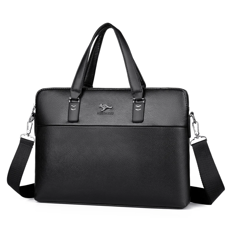

2023 New Fashion 15 inch Laptop Briefcase Designer Business Handbag for Men Large Capacity Men's Work Shoulder Bag Luxury Brand