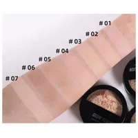 Fond de teint en poudre de finition mate Duo cuit, 7 couleurs, Compact, imperméable, longue durée, couverture complète, Base de maquillage, peau lisse 5