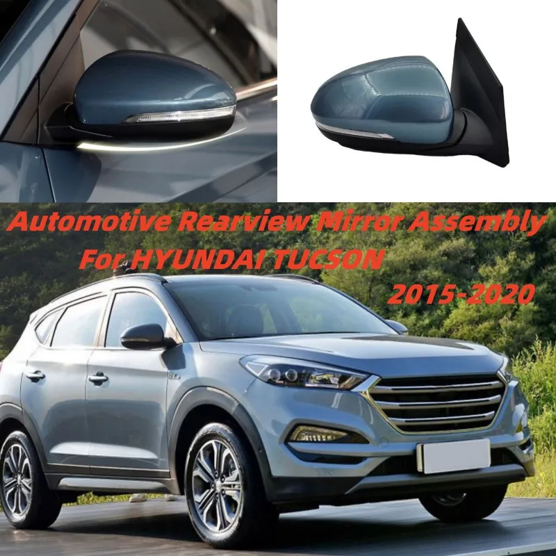 Automotive-Rearview-Mirror-Assembly-For-HYUNDAI-TUCSON-2015-2016-2017 ...