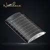 False Eyelashes Extensions Crystal Glass Adhesive Glue Pallet U Curved / Straight Stand Pallet Holder Transparent Glue Tray 2