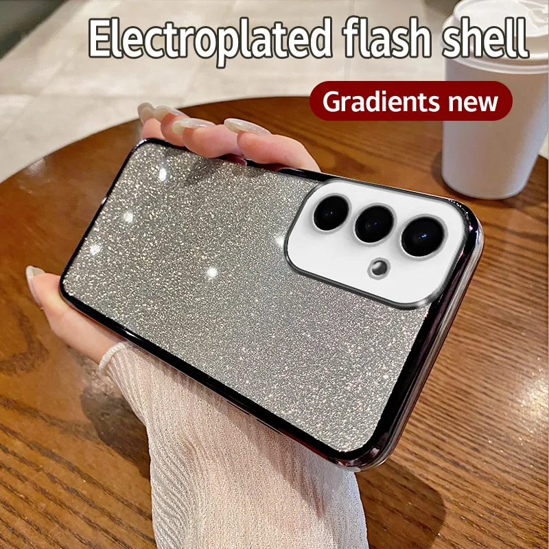 Fashion Glitter Transparent Phone Case - Sparkling Protective Cover