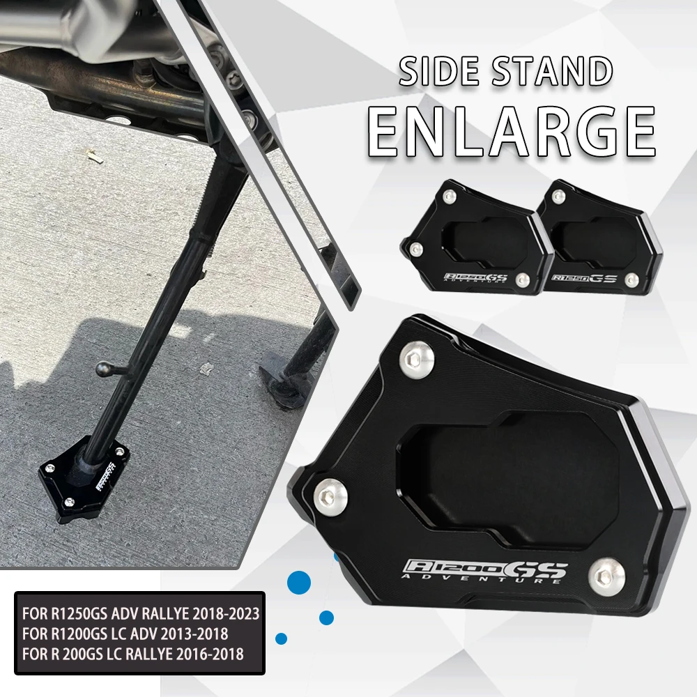 

Kickstand Side Stand Enlarger Extension Plate Pad For BMW R1200GS LC Adventure Rallye 2013-2018 Moto R1250 GS ADV 2023 2022-2018