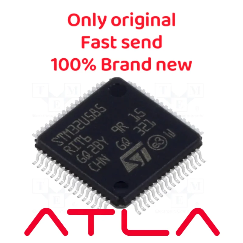 

Микроконтроллер STM32U585RIT6 IC 32 бит 2 Мб FLASH 64LQFP