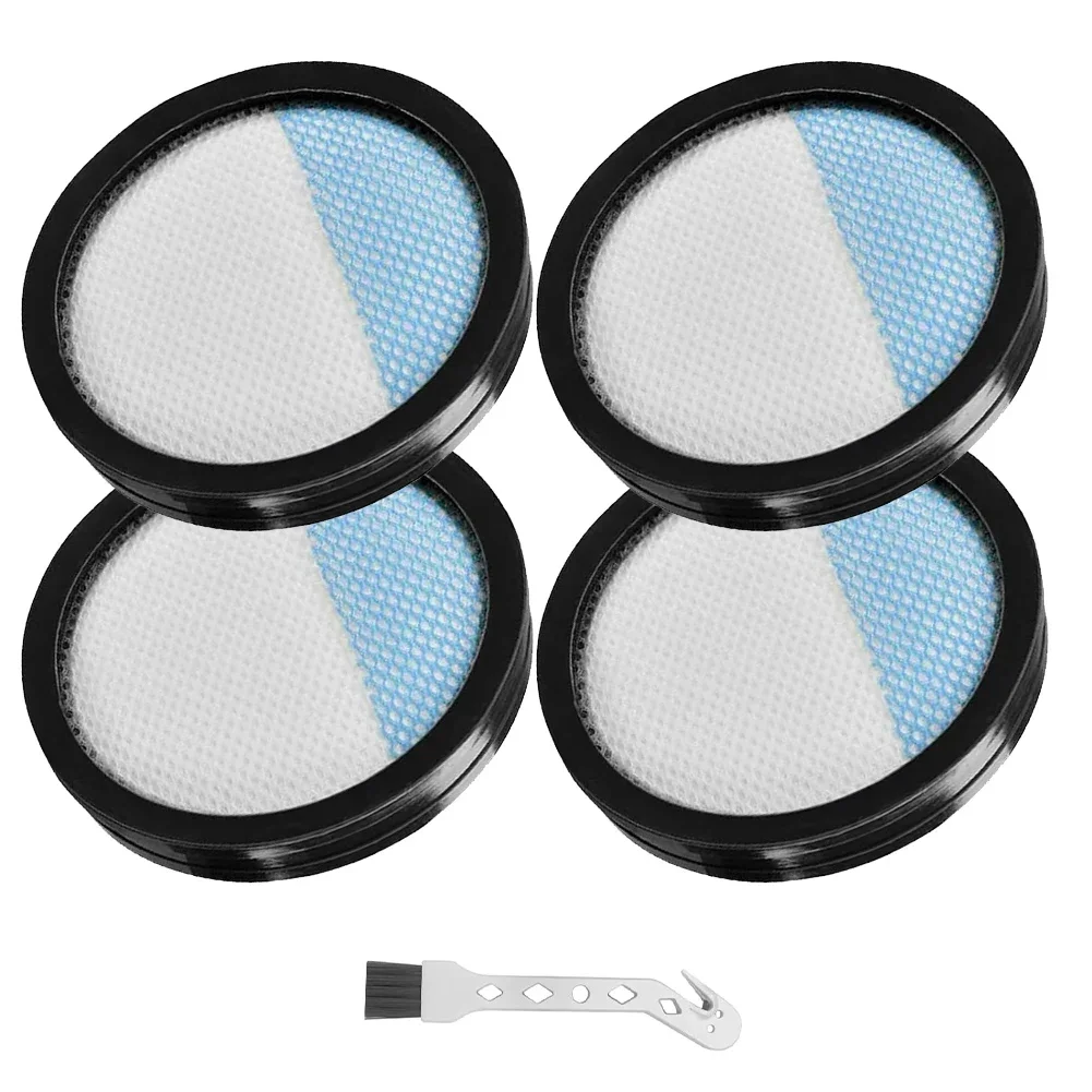 

4Pcs Filter Replacements With 1pc Cleaning Brush For 18V Vacuum PBLSV716K PBLSV717K PBLSV716B Household Supplies