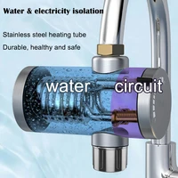 Nouveau Robinet Électrique Chauffant Instantané en Acier Inoxydable pour Cuisine 2026 – Chauffe-Eau pour Eau Chaude et Froide 5