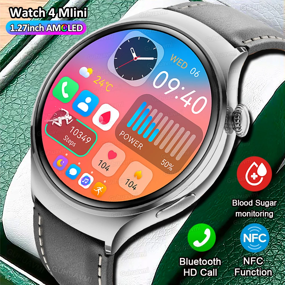 Bluetooth Call Smart Watch Women 1.27 Pollici Hd Screen Ladies Smartwatch Sport Frequenza Cardiaca Pressione Sanguigna Nfc Orologi Da Donna Gt4