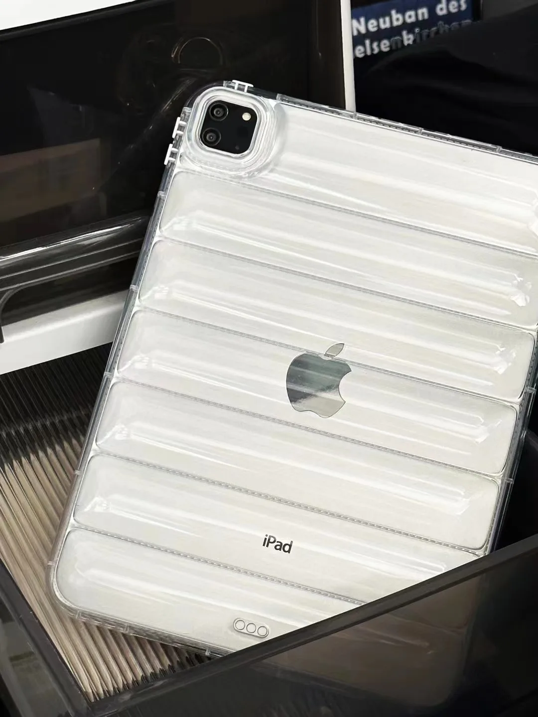 Per Ipad Air 4 Custodia The Down Jacket Puffer Cover Trasparente Trasparente Per Ipad Air 5 Pro 11 12 9 Min 6 2 8.3 4 5 10.5 10.2 9.7