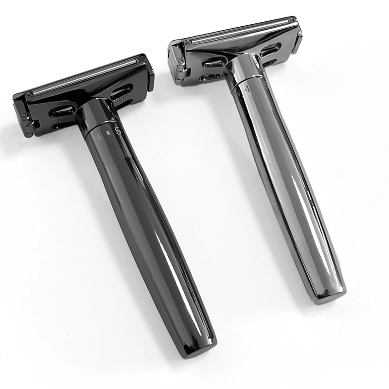Shavcooo GP200 Glide 2.0 Pro Sicherheitsrasierer 1–6 verstellbarer Rollrasierer für Männer, Bartpflege mit 5, zweischneidiger Klinge – Detail 10