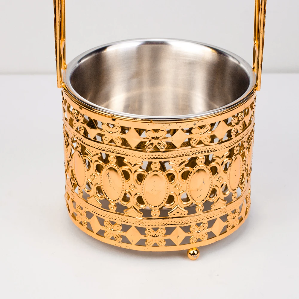 Hookah Basket for Coals Nargile Sheesha Chicha Cachimbas Narguile Stainless Steel Metal Charcoal Holder Set Coco Decorate