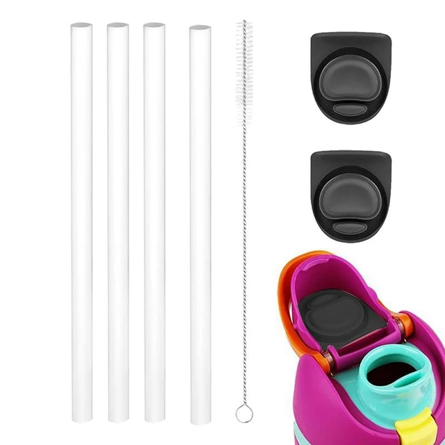 Drinking Straws With Cleaning Brush For Owala FreeSip Rubber Lid Stopper  Seal Bottle Caps Leak For Stainless Steel Owala FreeSip - AliExpress