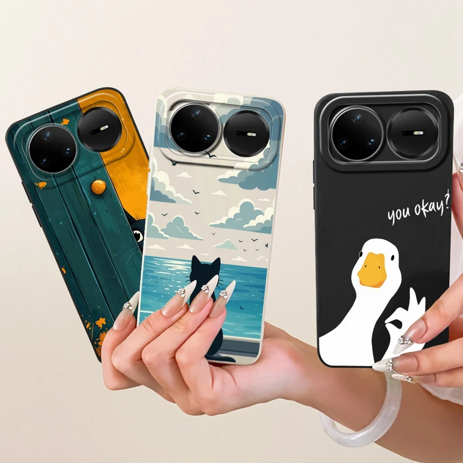 Cute Rabbit Cartoon Soft TPU Phone Case Cover for Huawei Nova 15 Pro Ultra 5G