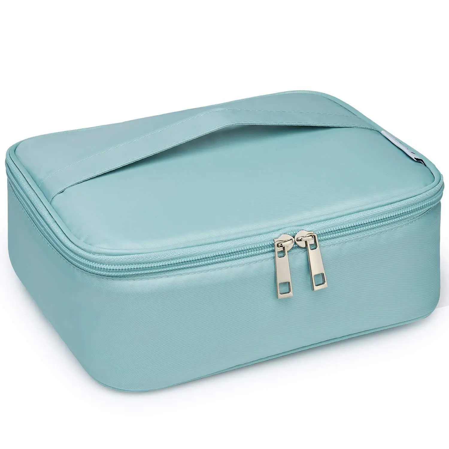

Portable large capacity going out women's zipper cosmetic box lipstick storage bag source manufacturer customization