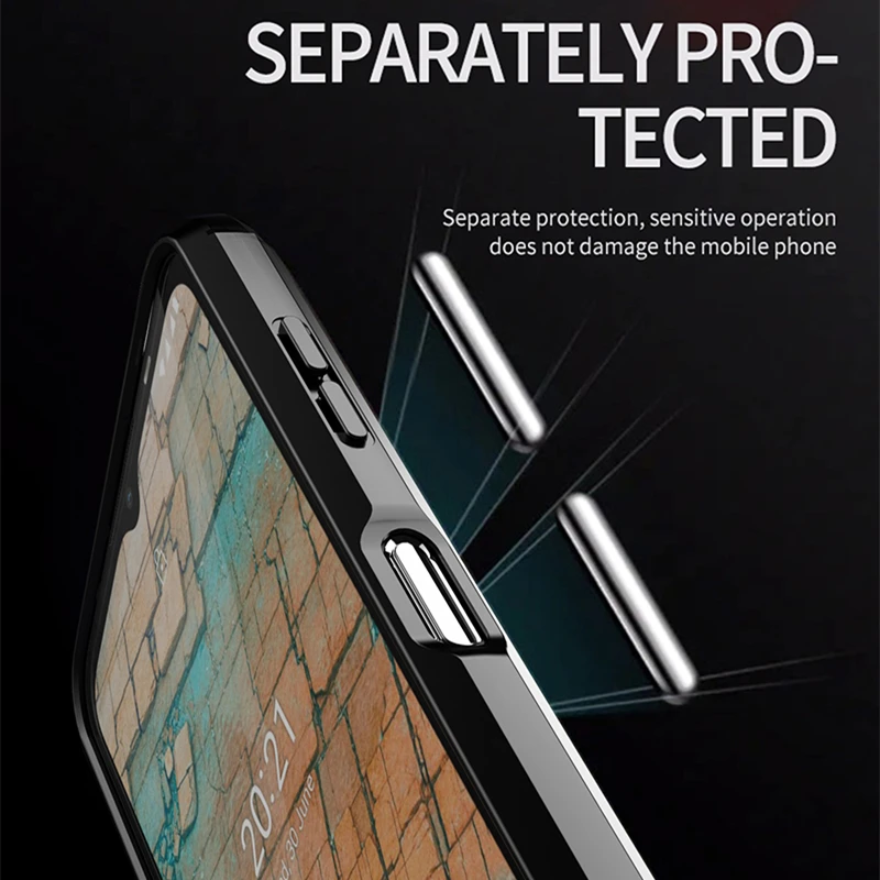 Durable Anti-Slip Shockproof Silicone Protective Phone Back Cover
