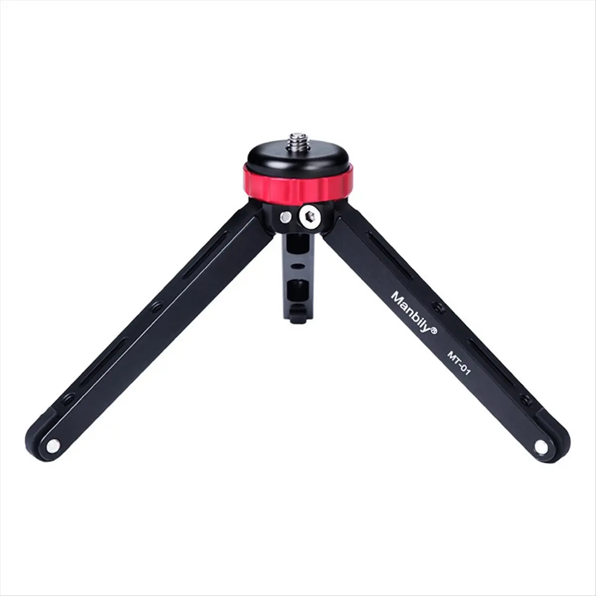 N05R Manbily 모바일 MT-01 알루미늄 카메라 삼각대 스탠드 범용 휴대폰 고프로 액세서리용 확장형 브래킷 마운트