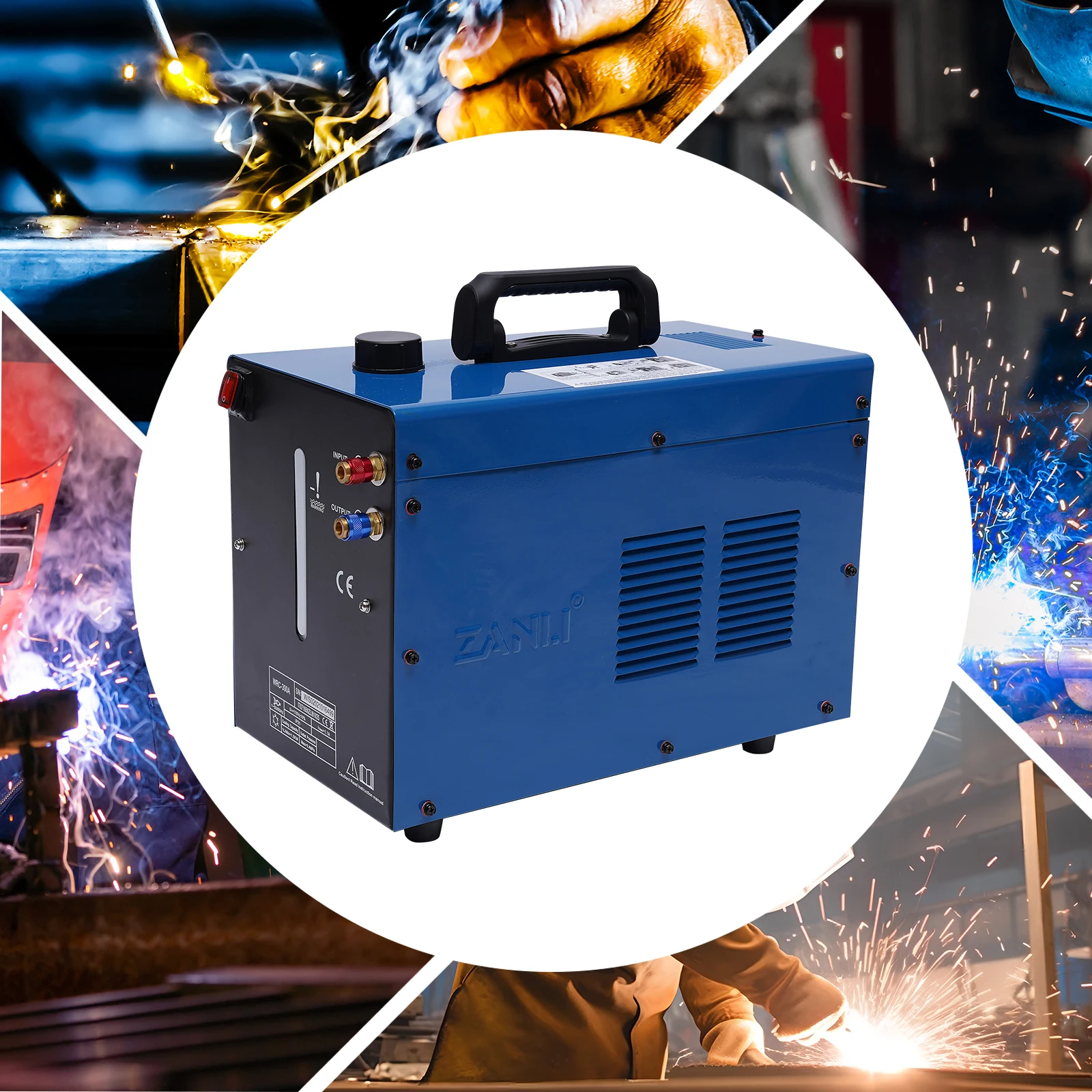 220V Welding Water Cooler Tank Circulating Water Pump Portable Industrial Water Filter for TIG 2