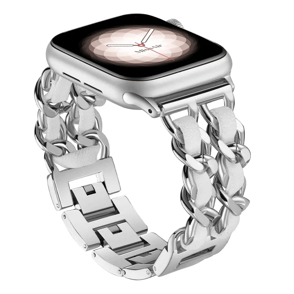 Apple Watch Ultra 49mm iWatch ø 6 7 8 SE 4 5 38/40/41mm 42/44/45mm ݼ ƿ      ü Ʈ