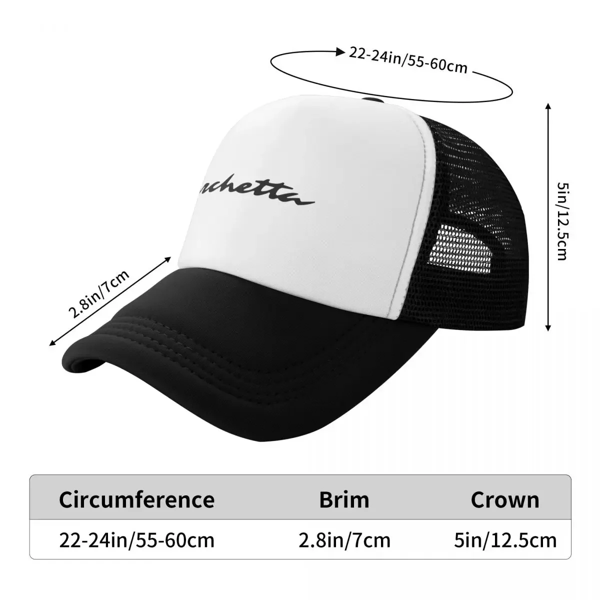 Fiat Barchetta Baseball Cap Women Men's