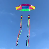 4/10M Rainbow Rotating Tube Tassel Tail Strap Helps with Kite Balance and Stability Special Effects Kite Flying Tail Pendant 1
