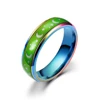 AsJerlya Classic Body Temperature Change Color Mood Ring Star Moon Stainless Steel For Women Men Smart Discolor Rings Best Gifts 4
