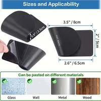 1/3/6Pairs Pot Lid Holder Wall-Mounted Hanging for Pan Pot Cover Rack Kitchen Organizer Plastic Stonego Kitchen Storage Rack 2