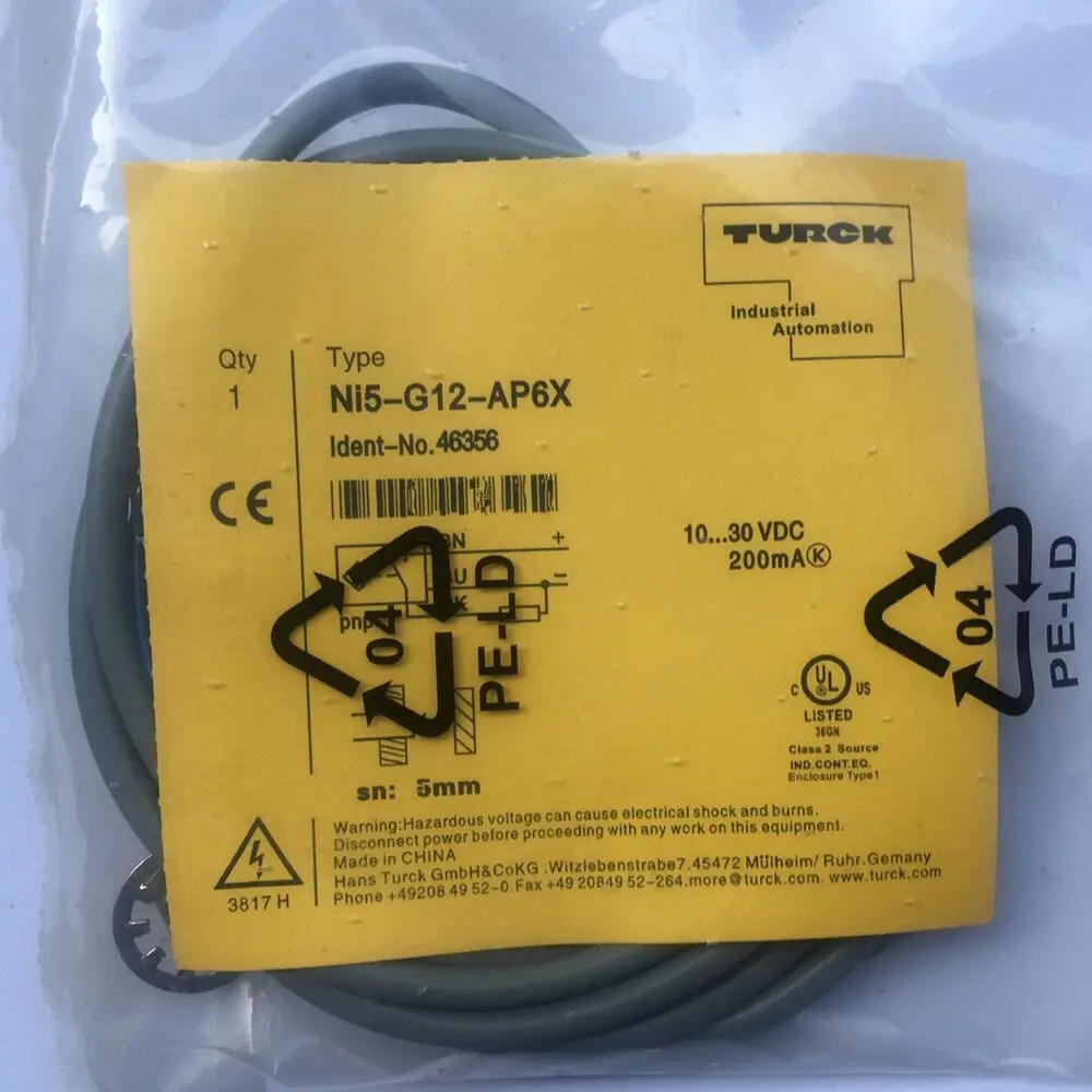 

one new turck for N15-G12-AP6X Proximity Sensor Fast Ship