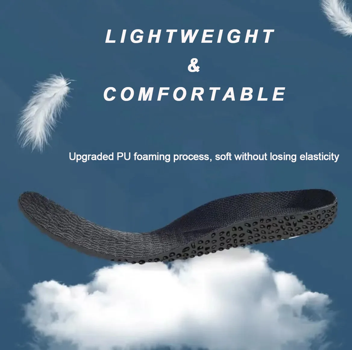 Silicone Sport Insoles for Men Women Arch Support Breathable Shock Absorption Shoes Pad Outdoor Running Feet Care Sneakers sole