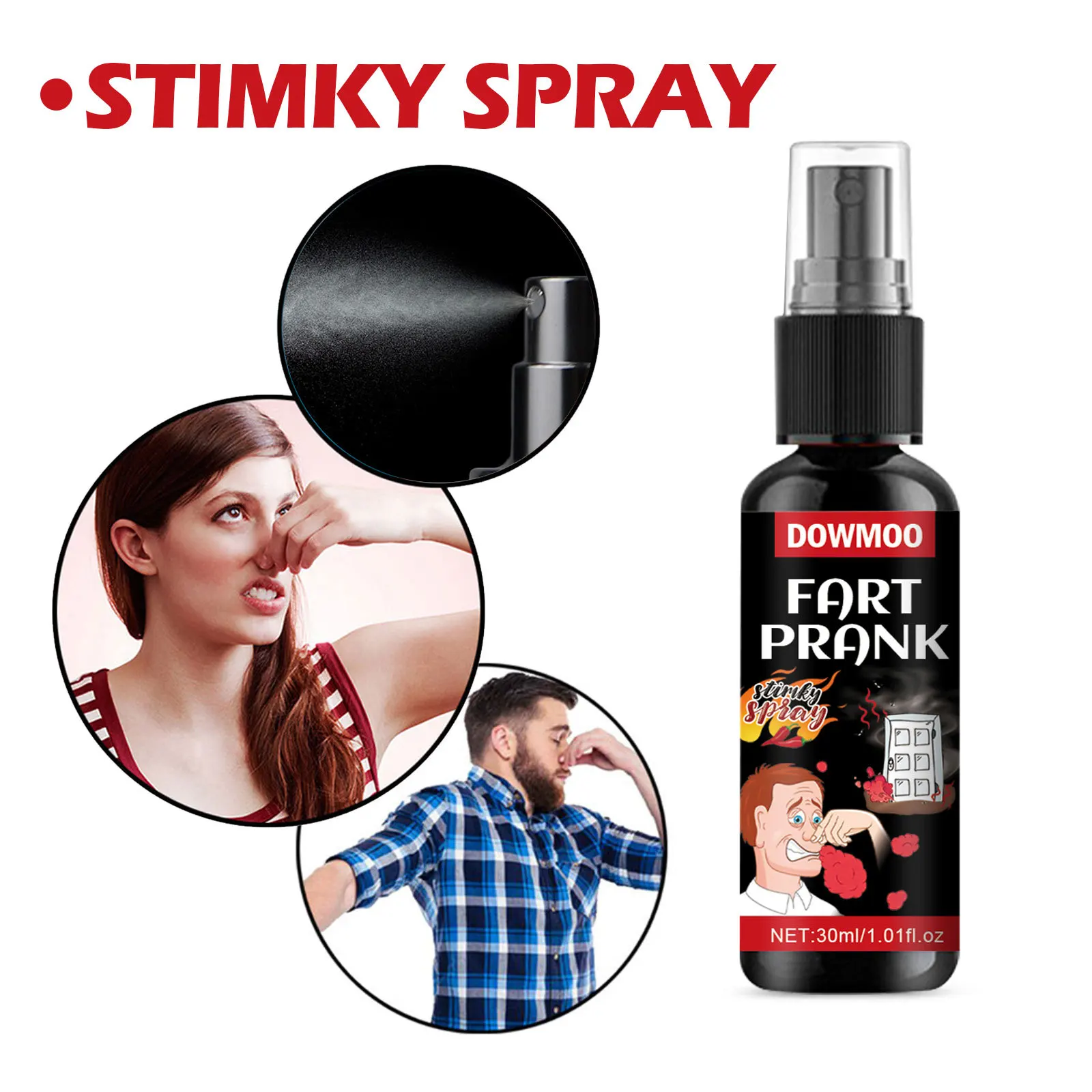 New Fart Gag Prank Joke Spray Stink Bomb Smelly Stinky Gas Crap