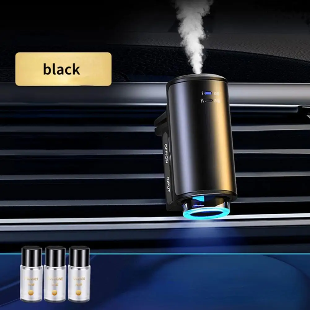 Auto Electric Air Diffuser Aroma Car Air Vent Humidifier Mist Car Air