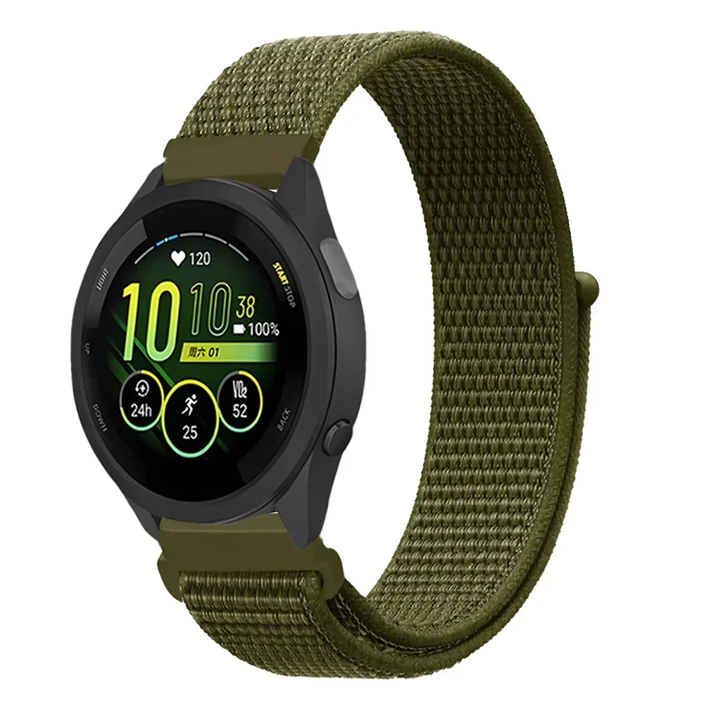 Nylon Sport Strap Bracelet - 20/22mm Adjustable Wristband